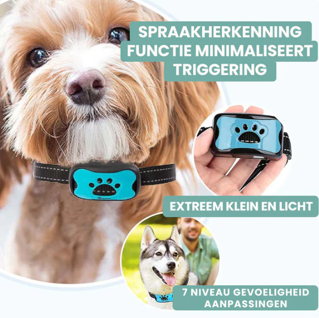 Antiblaf Halsband | Diervriendelijk zonder schock