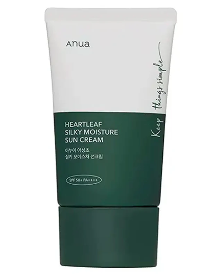 Anua Heartleaf Silky Moisture Sun Cream