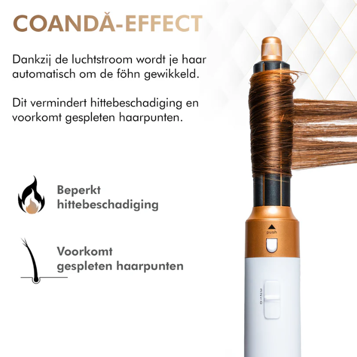 Airstyler Pro 5-in-1 - Voor Perfecte Krullen & Glad Haar