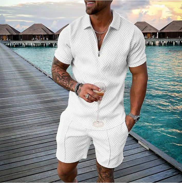 White Elite Polo Set