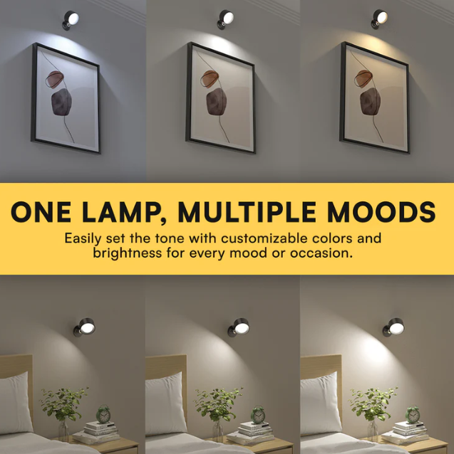 Magnetische LED-wandlamp