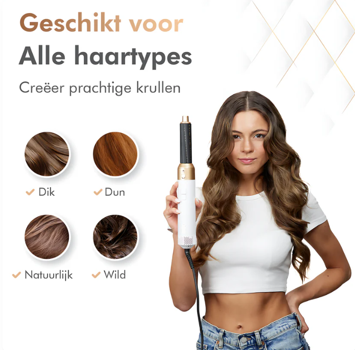 Airstyler Pro 5-in-1 - Voor Perfecte Krullen & Glad Haar