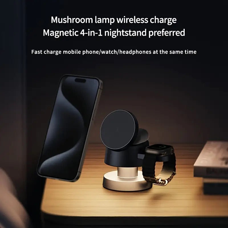 PowerDock 4-in-1 Draadloos Oplaadstation