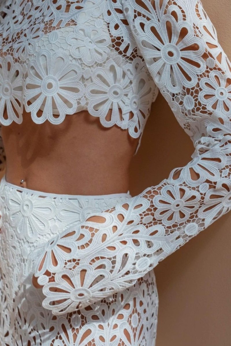 LENA FLORAL SET WHITE