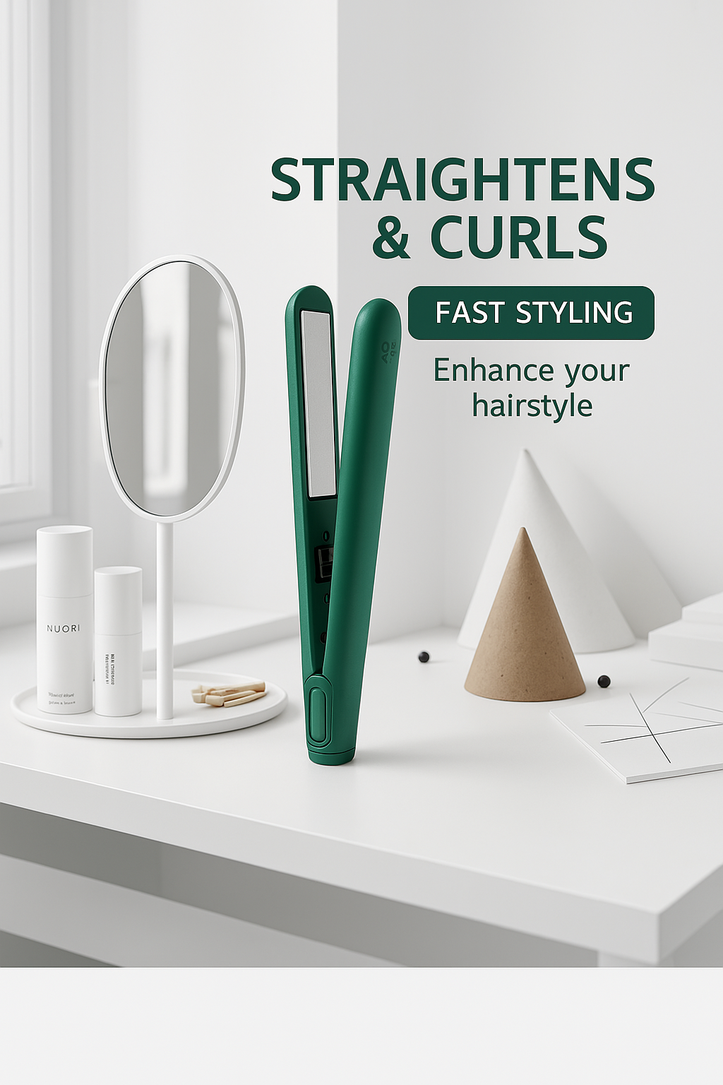 Mini Stijltang - Voor Perfecte Krullen & Stijl Haar